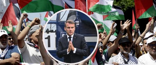 Francia reconocerá al estado de Palestina. / Fotos: AFP.