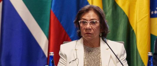 Canciller (e) Rosa Yolanda Villavicencio. / Foto: Alejandro Mejía.