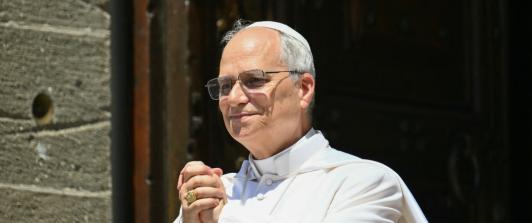 Mensaje del papa León XIV sobre Gaza. / Foto: AFP.