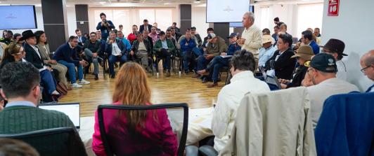 reunión de negociación del paro arrocero
