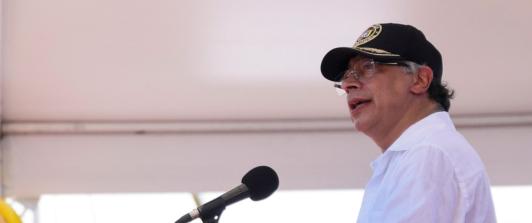 Petro sobre la incautación de cocaína. / Foto: Presidencia.