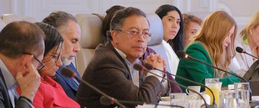 Presidente Petro anuncia cambios en su gabinete. / Foto: Presidencia.