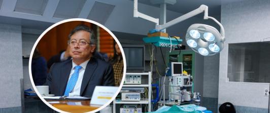 Petro sobre deudas de EPS. / Fotos: Presidencia y Freepik.