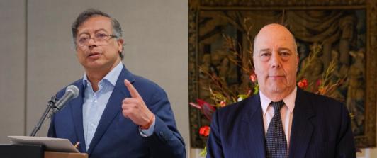 Petro llama a consultas al embajador en EE.UU. / Fotos: Embajada de Colombia y Presidencia.