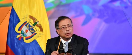 Petro sobre el fallo contra Álvaro Uribe Vélez. / Foto: Presidencia.