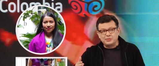 Nuevas amenazas contra Sandra Chindoy. / Fotos: RTVC - Instagram y Twitter Sandra Chindoy.