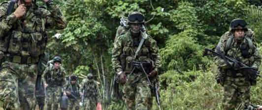Soldados en el Guaviare.