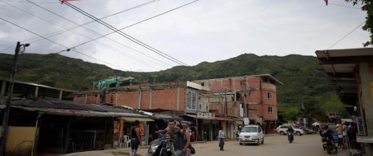 Publicidad del Pacto Histórico en Suárez, Cauca.