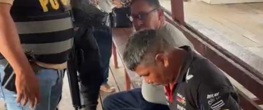 Toma de video de los contratistas detenidos.