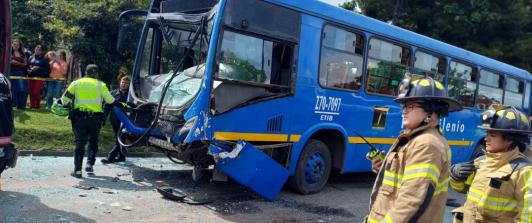 Accidente en Bogotá. / Foto: Redes sociales.