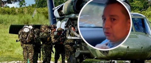 Presidente Petro sobre atentado a congresista Triana. / Fotos: Ejército y captura de video Julio César Triana.