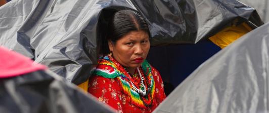 Comunidad Emberá. / Foto: AFP.