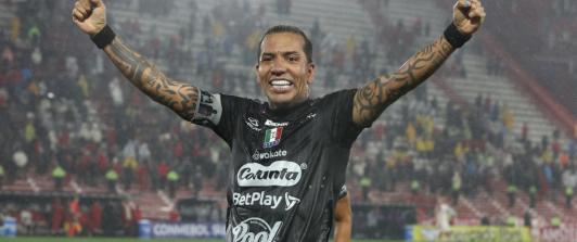 Dayro Moreno, goleador de la Sudamericana. / Foto: AFP.