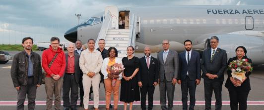 Viaje de Francia Márquez a África. / Foto: Cancillería.