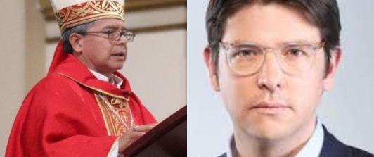 Cardenal Rueda sobre muerte de Miguel Uribe. / Fotos: Vatican News y Senado.