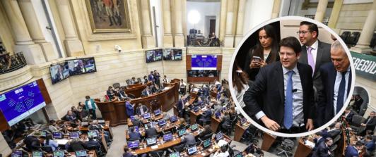 Curul de Miguel Uribe Turbay en el Senado. / Fotos: AFP.