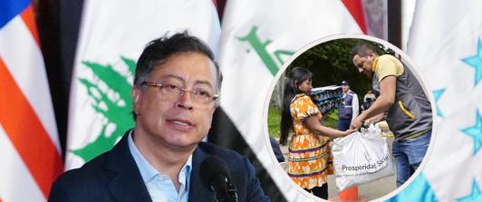 Petro sobre Colombia sin Hambre. / Foto: Presidencia y DPS.