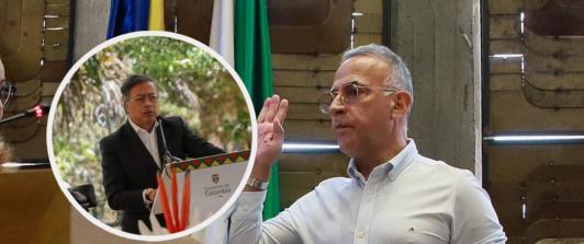 Petro pide investigar a secretario de seguridad de Antioquia. / Fotos: Presidencia y Gob de Antioquia.