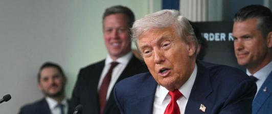 Donald Trump sobre inseguridad en Bogotá. / Foto: AFP.