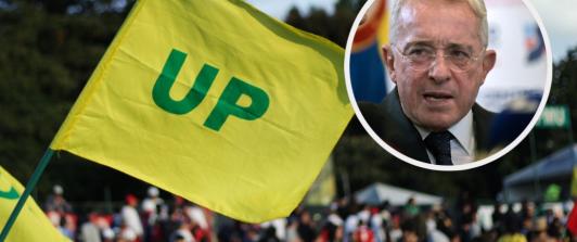 UP le responde al expresidente Uribe Vélez. / Fotos: UP y AFP.