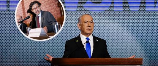 Acusaciones a Benjamín Netanyahu. / Fotos: Cancillería Colombia y AFP.