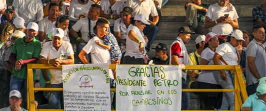Campesinos colombianos.