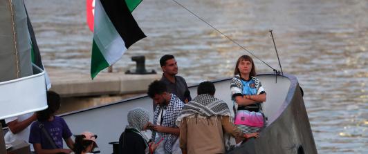 Flotilla humanitaria en camino a Gaza