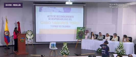 Acto de reconocimiento de responsabilidad del caso Tabares Toro