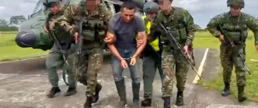 Captura de alias 'El Paisa'. / Foto: Ejército.