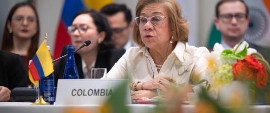 Canciller Rosa Villavicencio. / Foto: Cancillería.