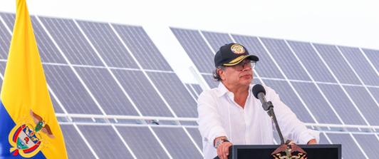 Colombia Solar en el país. / Foto: Presidencia.