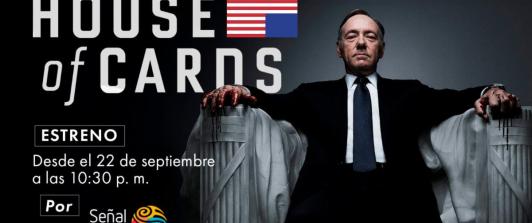 Pieza gráfica House of Cards.