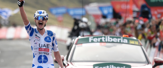 Jay Vine volvió a ganar en La Vuelta mientras Vingegaard se volvió a vestir de rojo