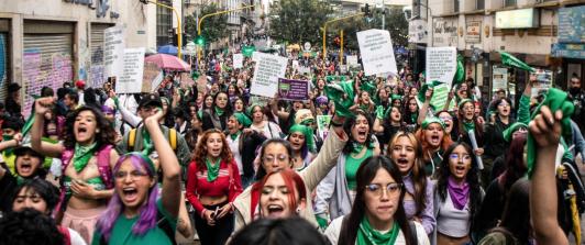 Movilizaciones. / Foto: AFP.