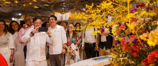 Pabellón Colombia en Osaka es todo un éxito. / Foto: Presidencia.