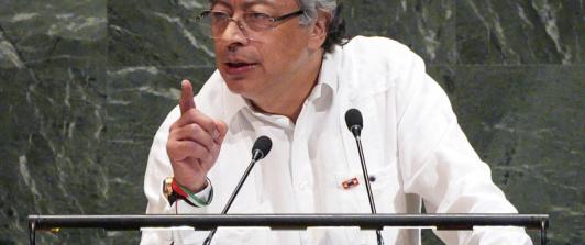 Presidente Petro sobre justicia para Gaza. / Foto: Presidencia.