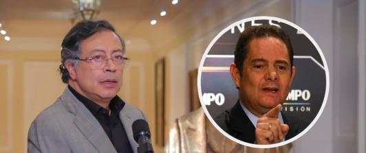 Presidente Petro y Germán Vargas Lleras. / Fotos: Presidencia y AFP.