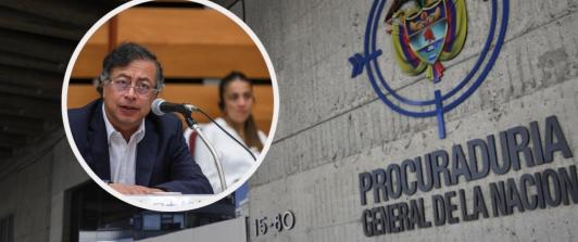 Petro sobre solicitud de la Procuraduría. / Fotos: Procuraduría y Presidencia.
