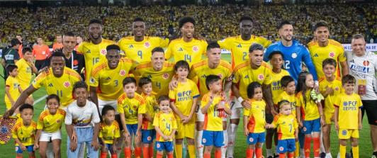 Selección Colombia en la última fecha de Eliminatorias. / Foto: Santiago Villegas - RTVC.