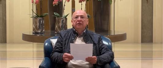 Eduardo Montealegre, presentando el borrador de la propuesta para la Asamblea Constituyente