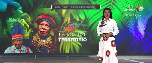 Martha Rentería, presentadora del noticiero de RTVC