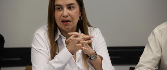 Ministra encargada de Minas y Energía, Karen Schutt.