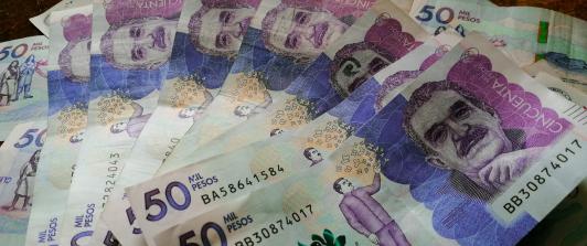 Peso colombiano sigue revaluándose