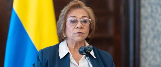 Canciller Rosa Villavicencio. / Foto: X Cancillería.