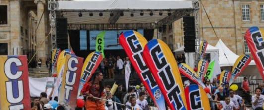 Movilizaciones el 14 de octubre. / Foto: CUT.