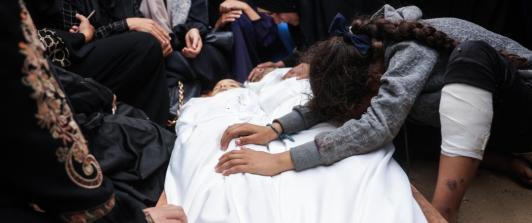 Más de 46 niños palestinos asesinados. / Foto: AFP.