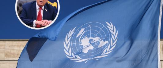 Carta de la ONU sobre EE.UU. / Fotos: AFP.