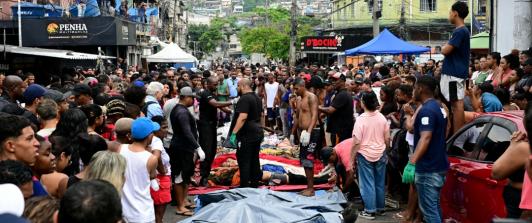 Operativo en favelas de Rio de Janeiro. / Foto: AFP.