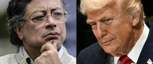 Petro le responde a Trump. / Foto: AFP.