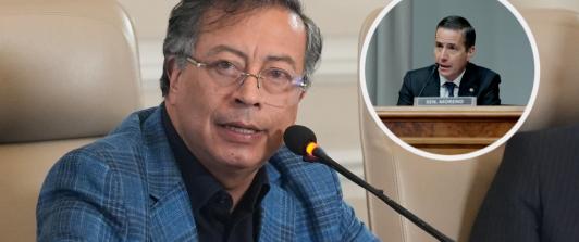 Petro sobre Bernie Moreno. / Fotos: Presidencia y AFP.